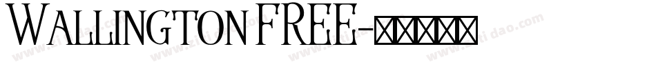 Wallington FREE字体转换